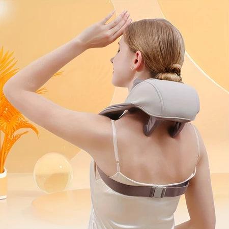 Massageador Inteligente Elétrico de Pescoço e Ombros - Alívio Imediato